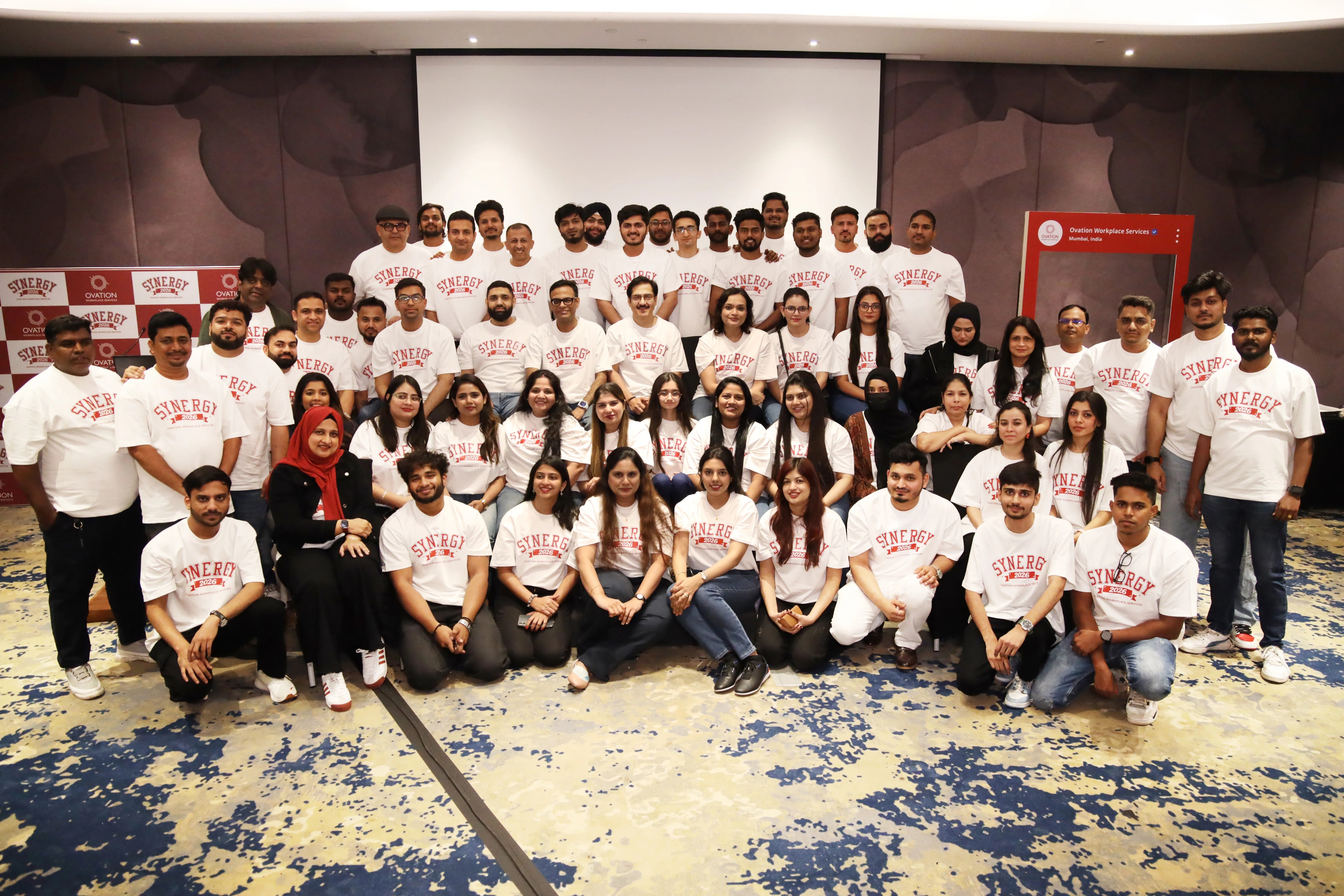 The Ovation Workplace Services team